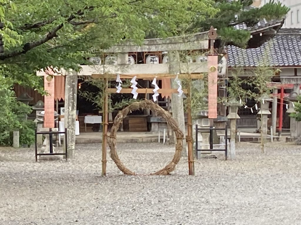 八雲神社夏越祭 茅の輪