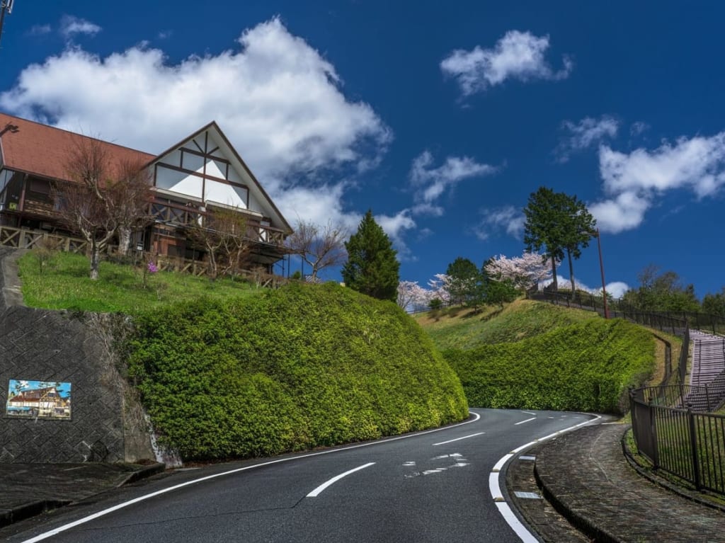 春の道の駅茶倉AC
