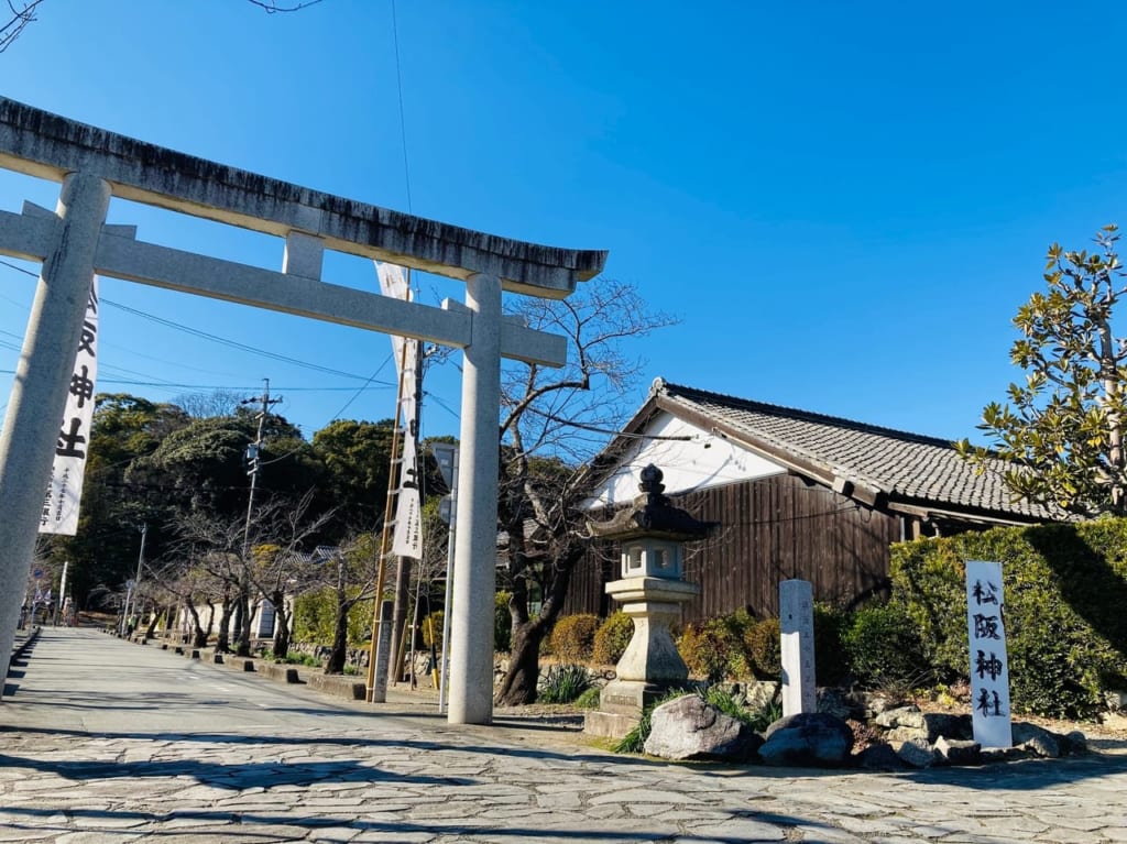 松阪神社御城番入口2022年1月3日