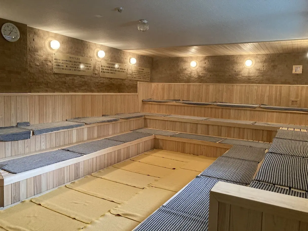 鈴の湯の男湯のサウナ