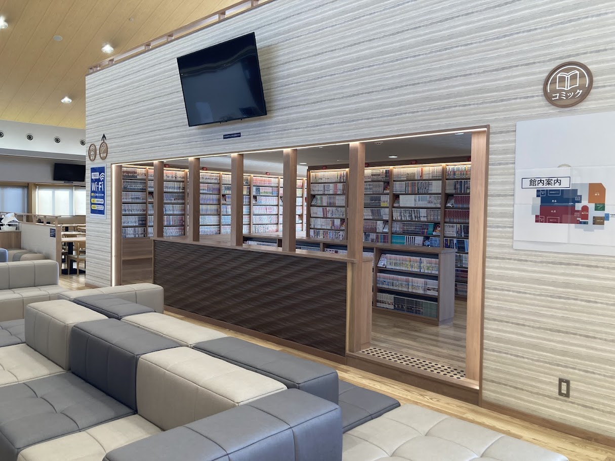 鈴の湯のロビー右