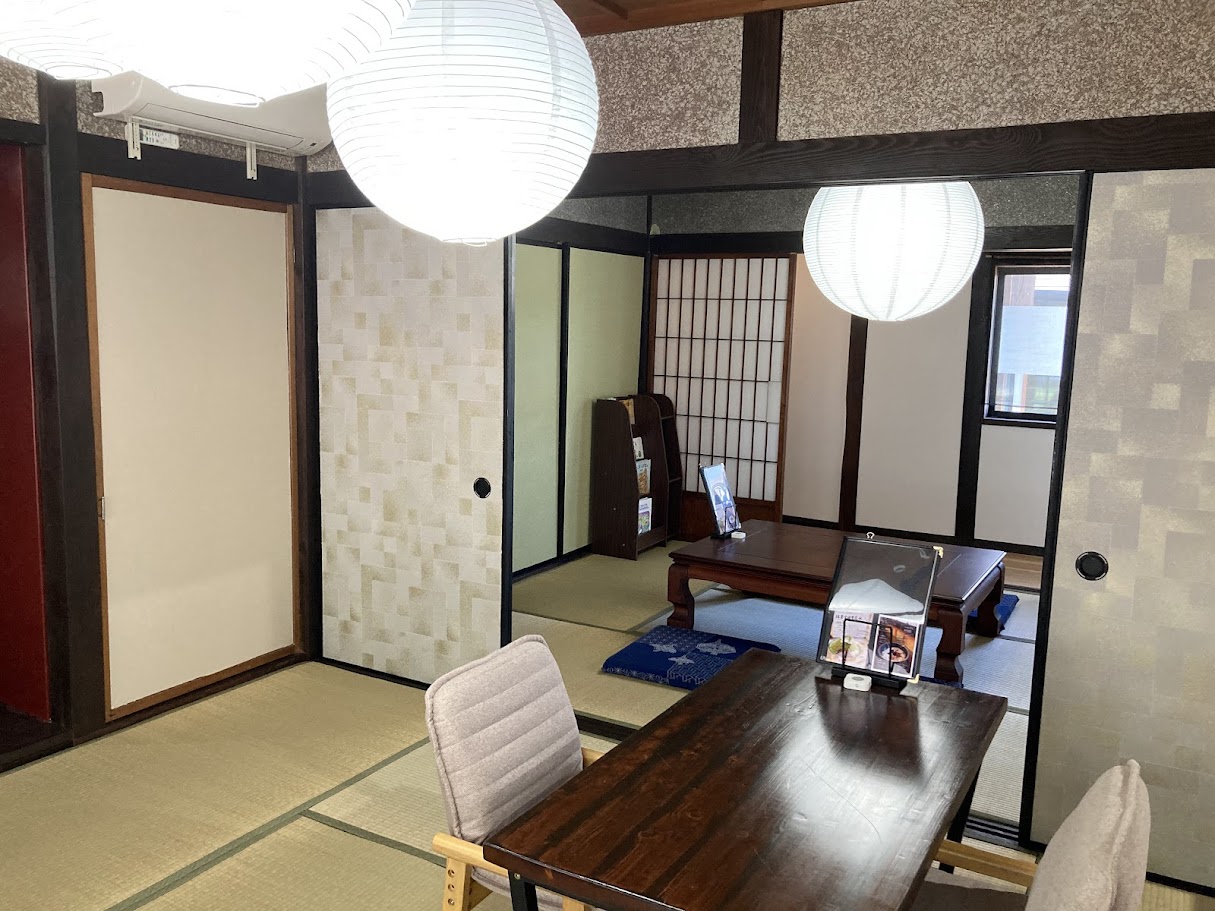 カフェストーリアの和室おく