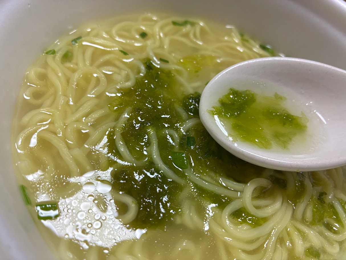 伊勢志摩鯛塩らーめん青のり