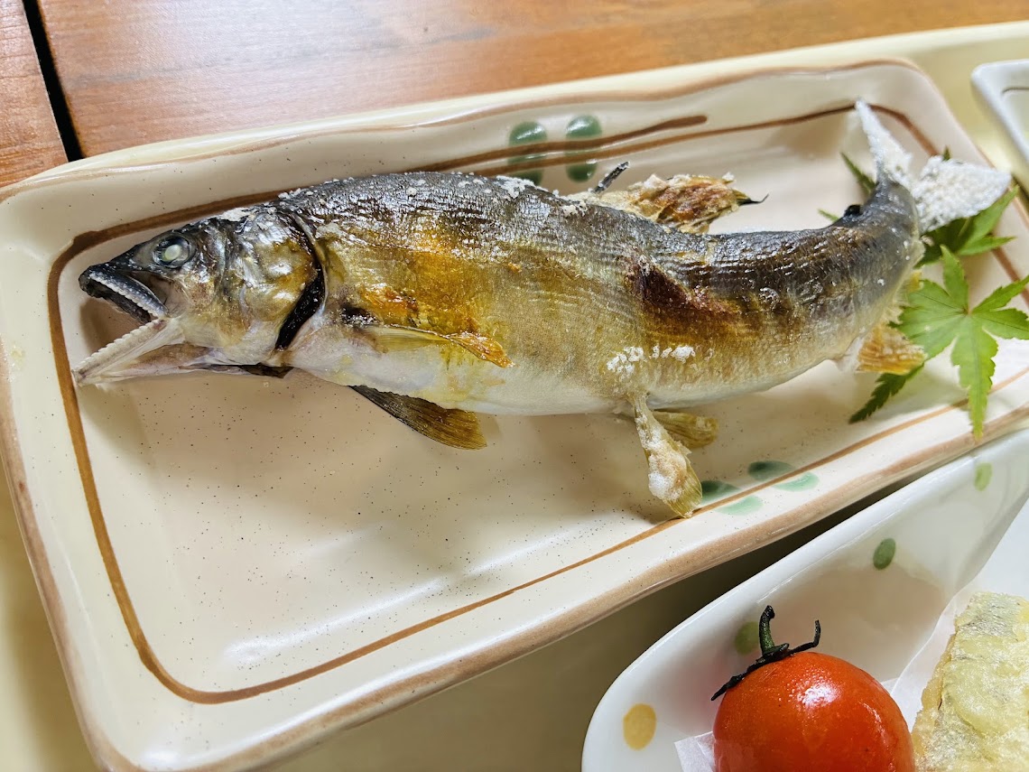 清流茶屋の塩焼き