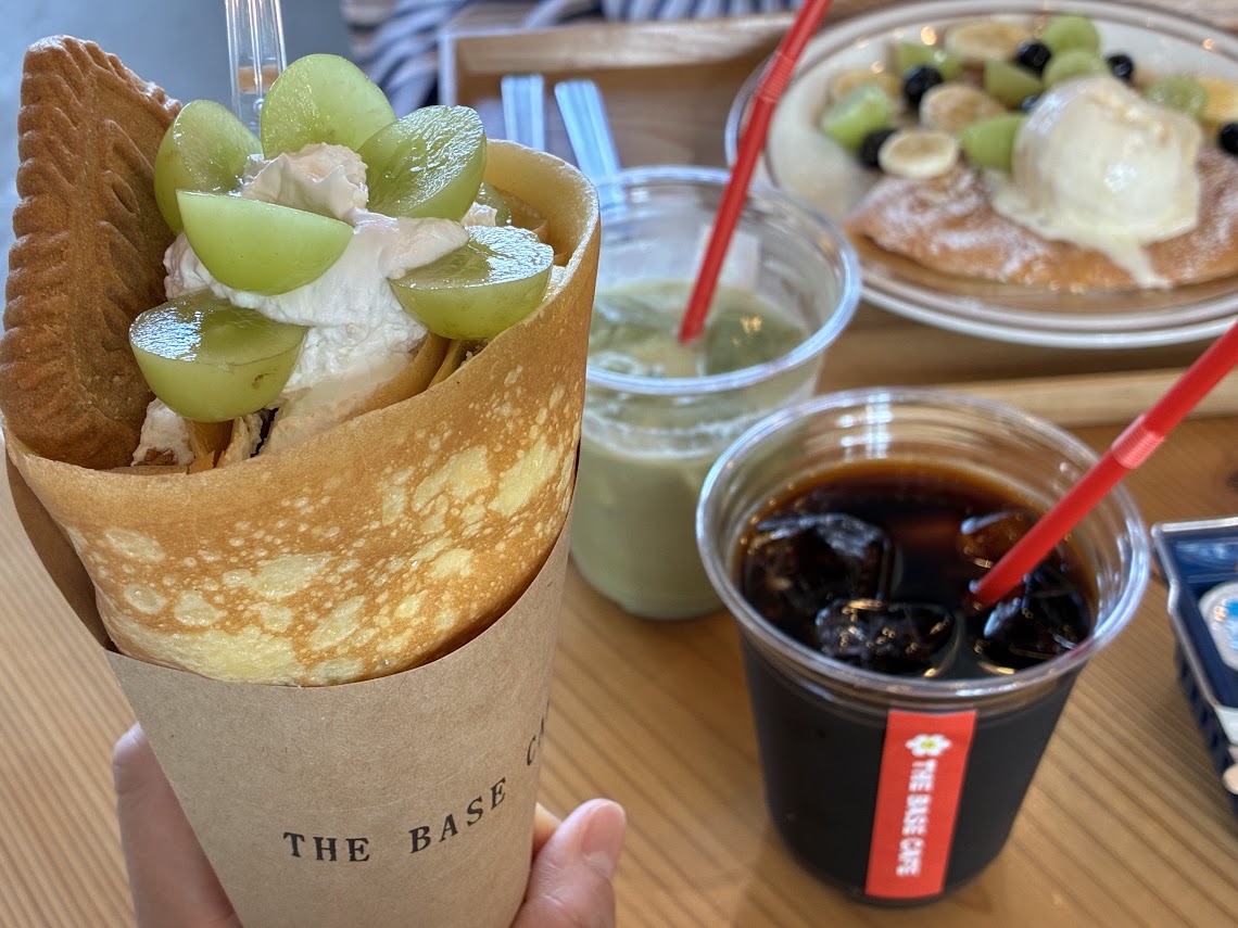 ザベースカフェのクレープメイン
